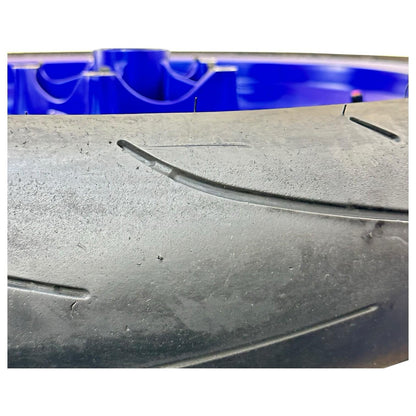 2015 - 2019 YAMAHA YZF R1 FRONT WHEEL RIM TIRE RUBBER BLUE STOCK OEM