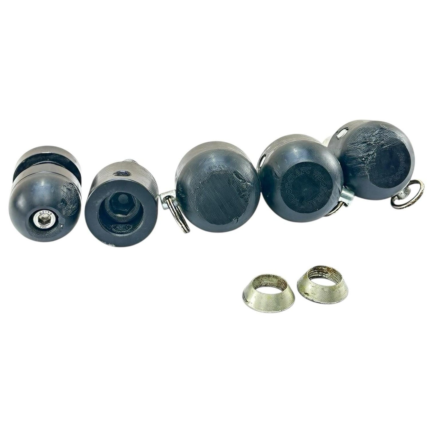 2015 - 2019 YAMAHA YZF R1 AXLE BOLT SPOOL KIT FRONT REAR SET