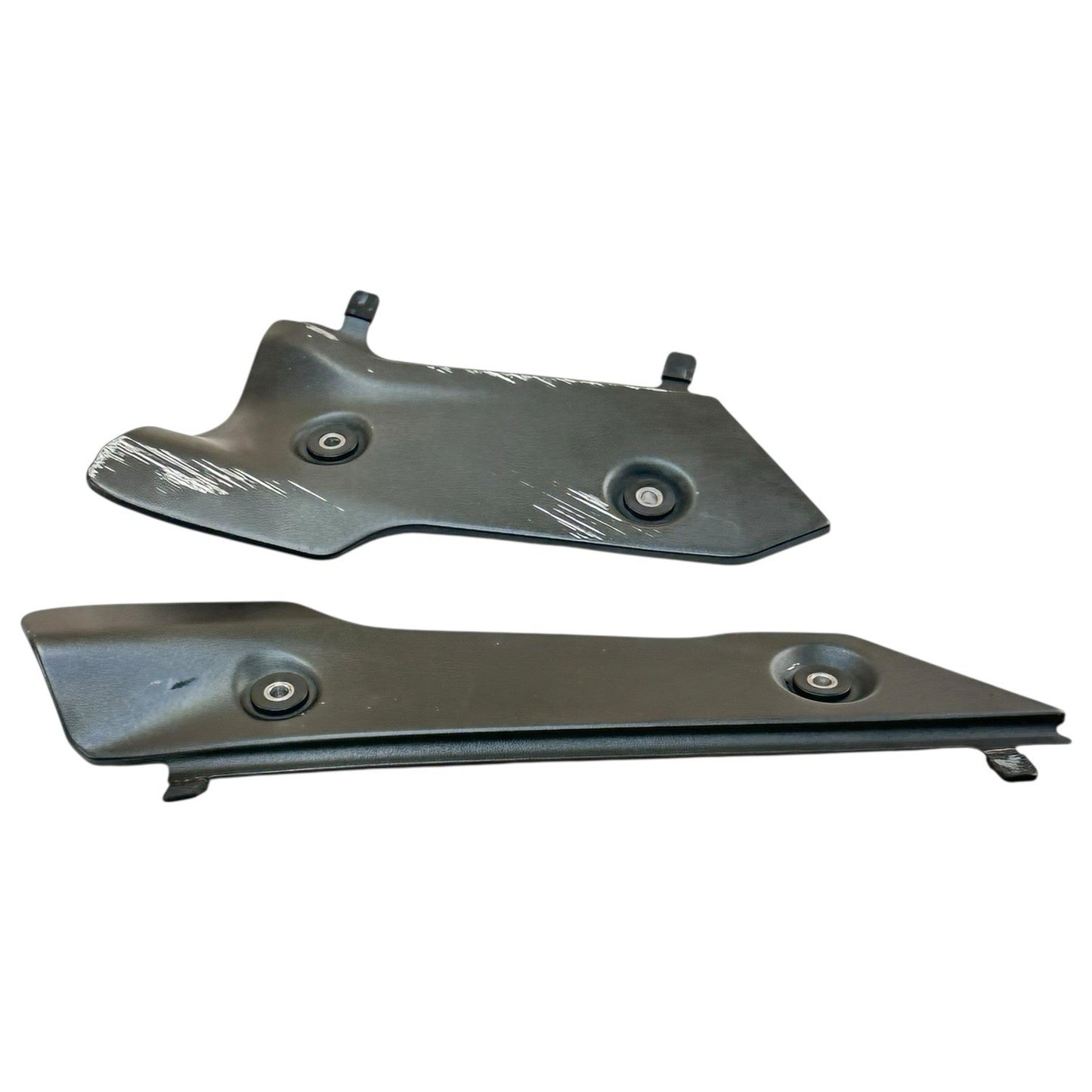 2015 - 2019 YAMAHA YZF R1 EXHAUST HEAT SHIELDS LOWER REAR GUARDS SET *SCUFFED*