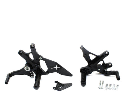 10 - 2014 APRILIA RSV4 R REAR SETS EXTREME COMPONENTS LEFT & RIGHT BOLTS SHIFTER