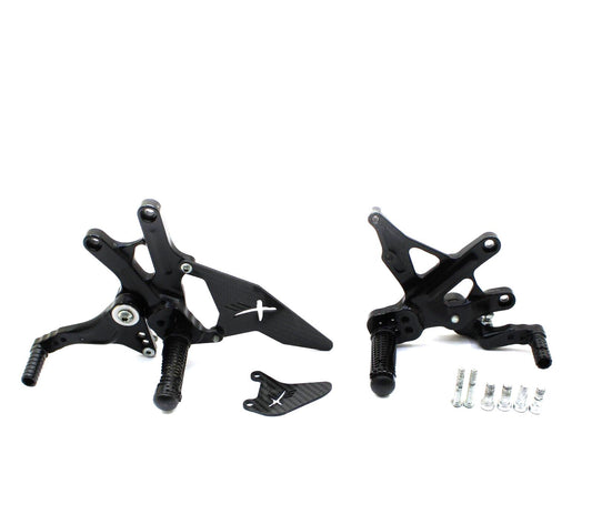 10 - 2014 APRILIA RSV4 R REAR SETS EXTREME COMPONENTS LEFT & RIGHT BOLTS SHIFTER