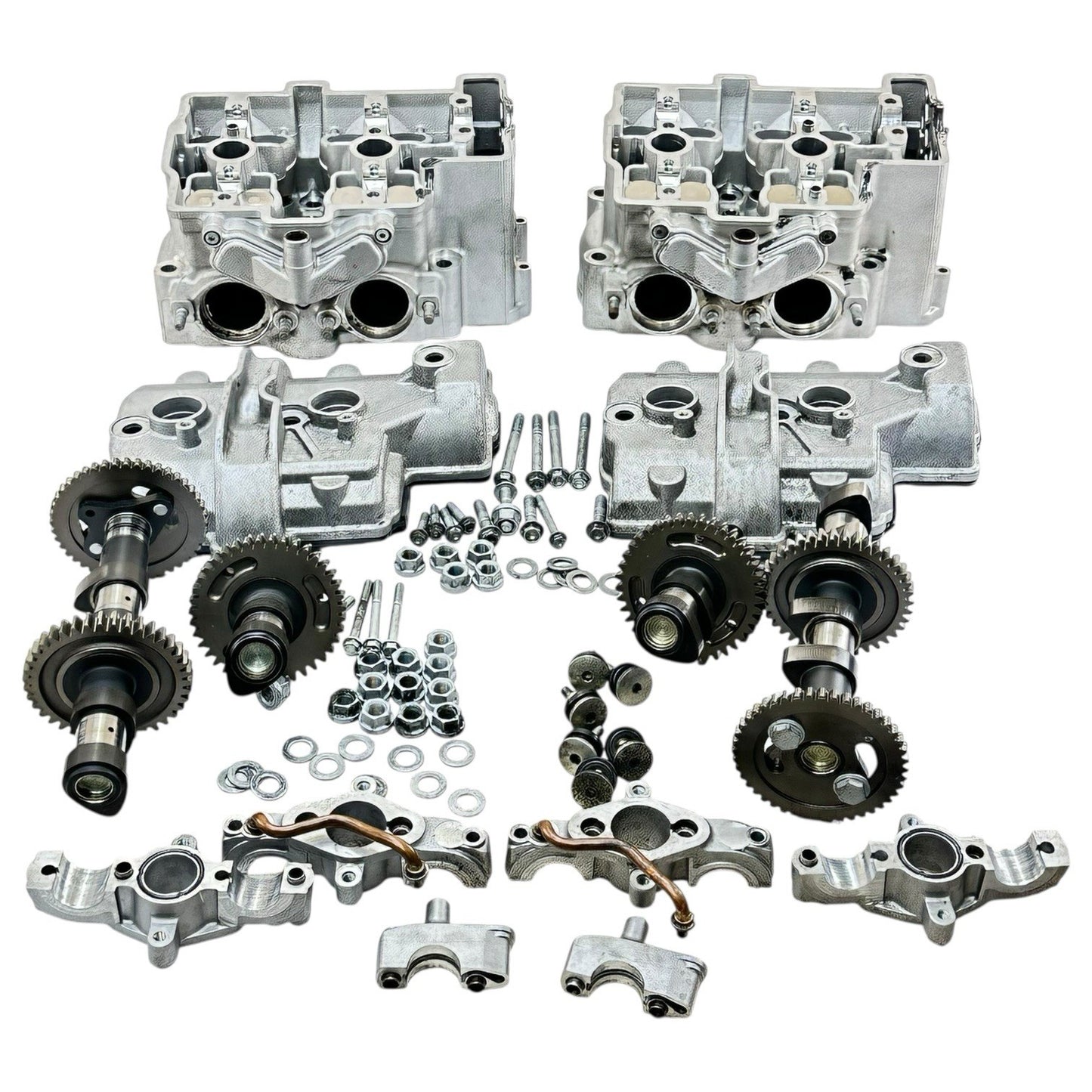 2015 2016 APRILIA RSV4 ENGINE CYLINDER HEAD VALVE COVERS GEARS SET HARDWARE OEM