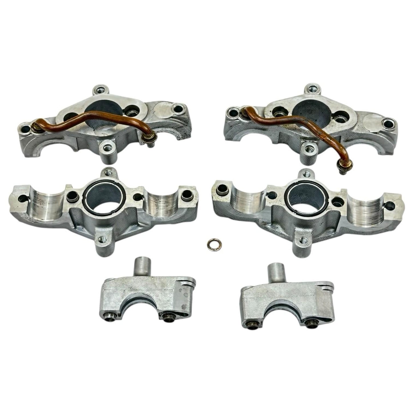 2015 2016 APRILIA RSV4 ENGINE CYLINDER HEAD VALVE COVERS GEARS SET HARDWARE OEM