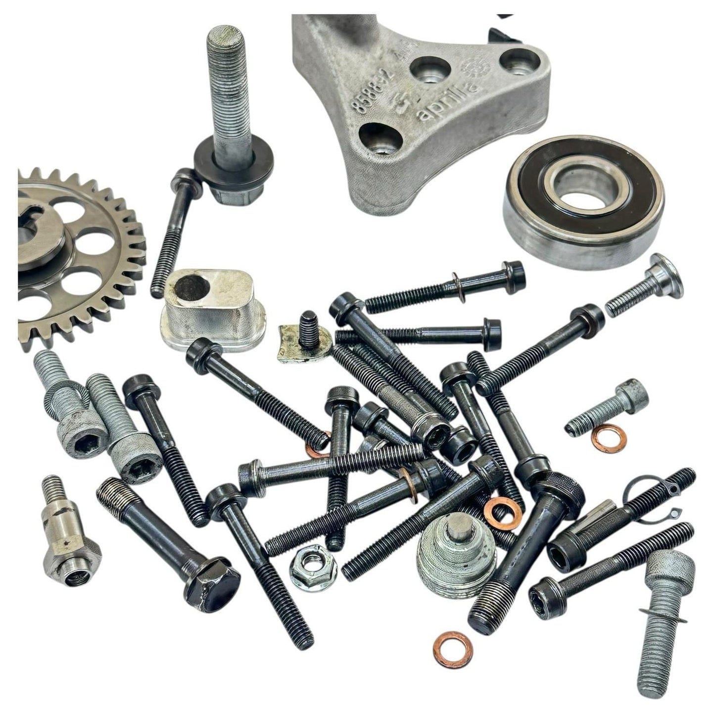 2015 2016 APRILIA RSV4 ENGINE BOLTS SCREWS GEAR BRACKET MOTOR PARTS SET HARDWARE