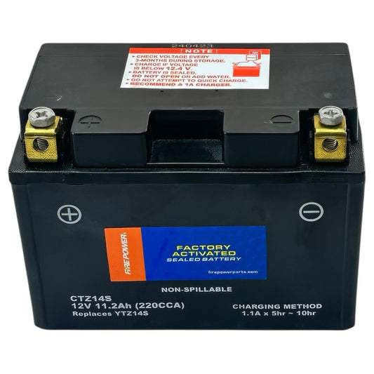 2022 - 2024 SUZUKI HAYABUSA FIRE POWER BATTERY CTZ14S 12V 11.2Ah 220CCA