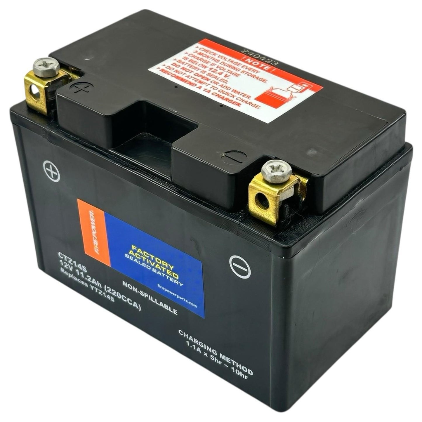 2022 - 2024 SUZUKI HAYABUSA FIRE POWER BATTERY CTZ14S 12V 11.2Ah 220CCA