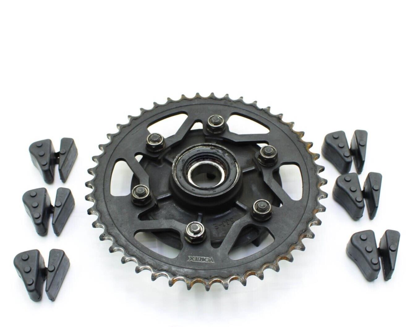 2008 - 2016 YAMAHA YZF R6 VORTEX REAR SPROCKET HUB & DAMPERS BLACK CUSHIONS