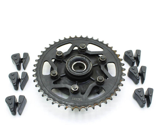 2008 - 2016 YAMAHA YZF R6 VORTEX REAR SPROCKET HUB & DAMPERS BLACK CUSHIONS