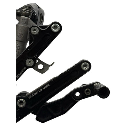 2008 - 2016 YAMAHA YZF R6 REARSET *DRIVEN RACING* SET REAR PEG MASTER BLACK