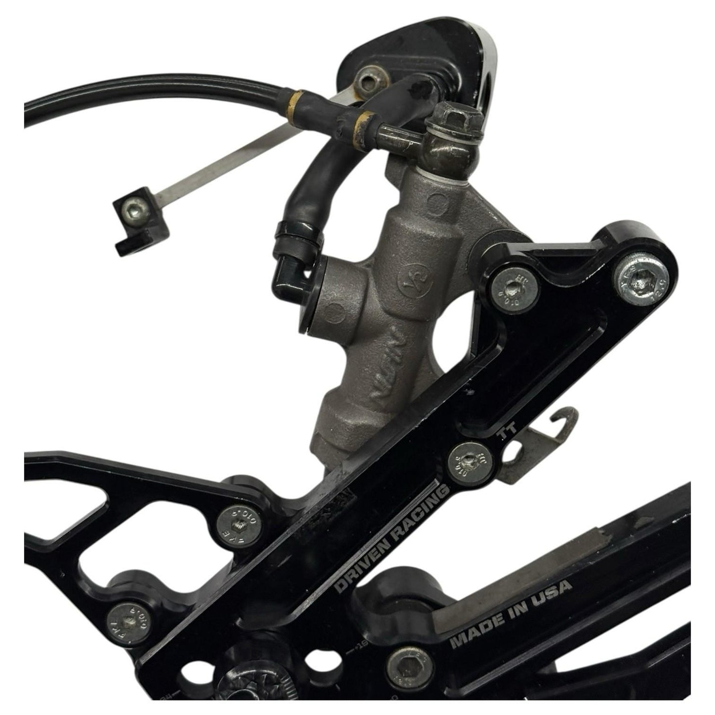 2008 - 2016 YAMAHA YZF R6 REARSET *DRIVEN RACING* SET REAR PEG MASTER BLACK