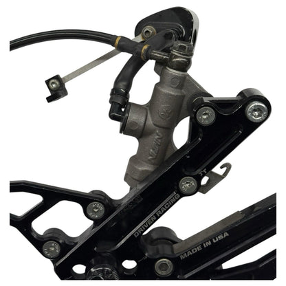 2008 - 2016 YAMAHA YZF R6 REARSET *DRIVEN RACING* SET REAR PEG MASTER BLACK