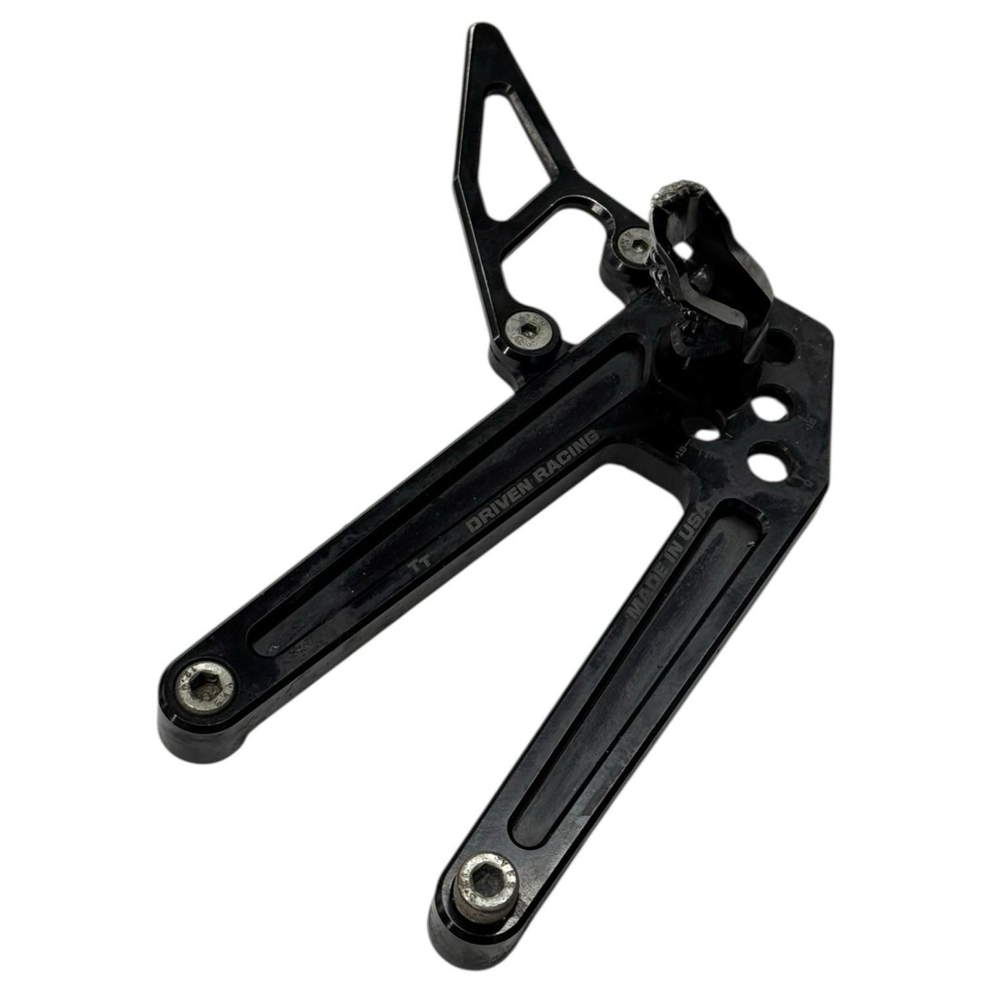 2008 - 2016 YAMAHA YZF R6 REARSET *DRIVEN RACING* SET REAR PEG MASTER BLACK