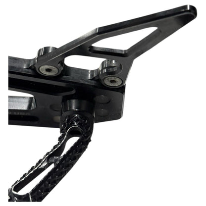 2008 - 2016 YAMAHA YZF R6 REARSET *DRIVEN RACING* SET REAR PEG MASTER BLACK