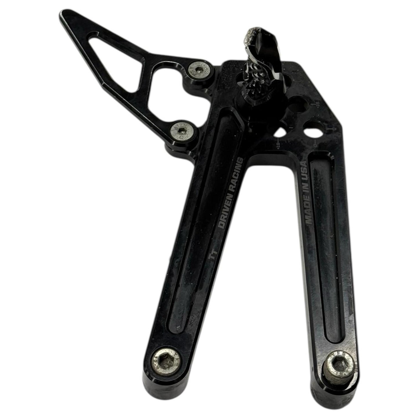 2008 - 2016 YAMAHA YZF R6 REARSET *DRIVEN RACING* SET REAR PEG MASTER BLACK