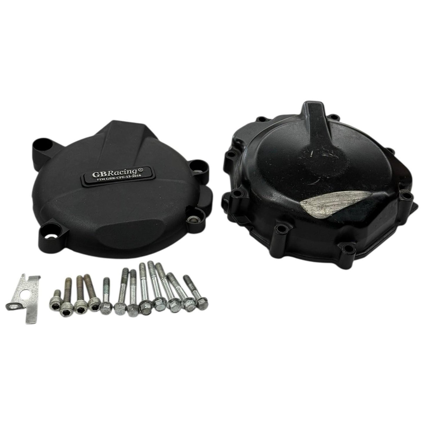 2007 2008 SUZUKI GSXR1000 STATOR COVER GB RACING PLASTIC COVER BLACK