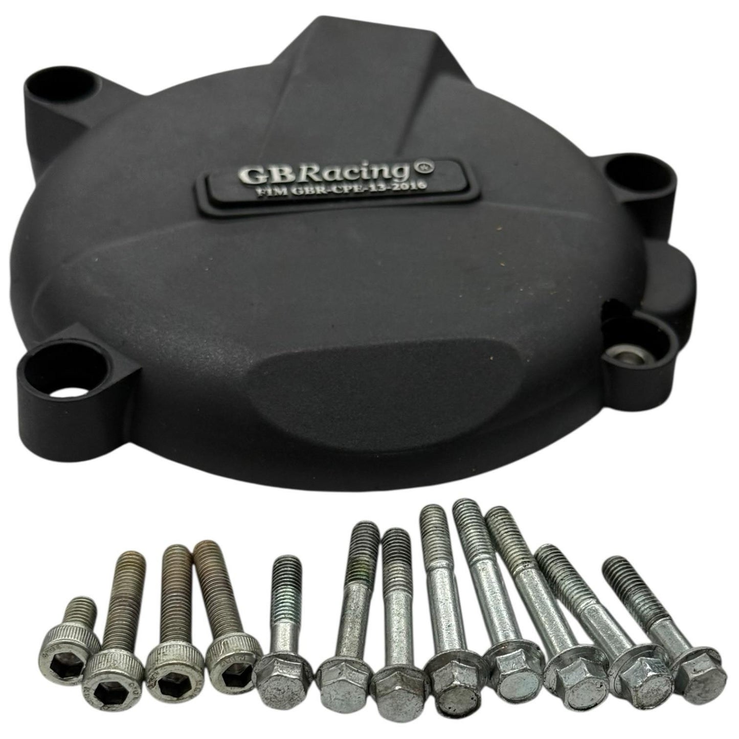 2007 2008 SUZUKI GSXR1000 STATOR COVER GB RACING PLASTIC COVER BLACK