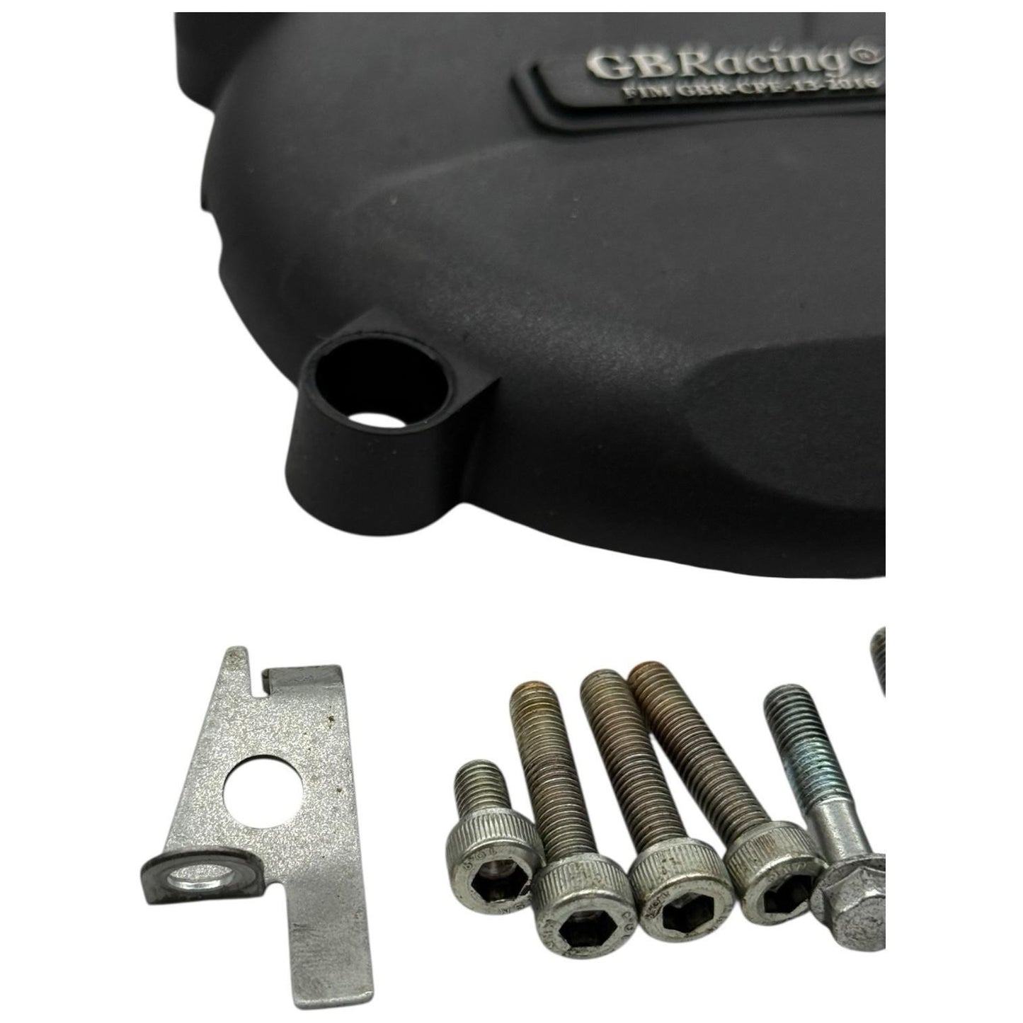 2007 2008 SUZUKI GSXR1000 STATOR COVER GB RACING PLASTIC COVER BLACK