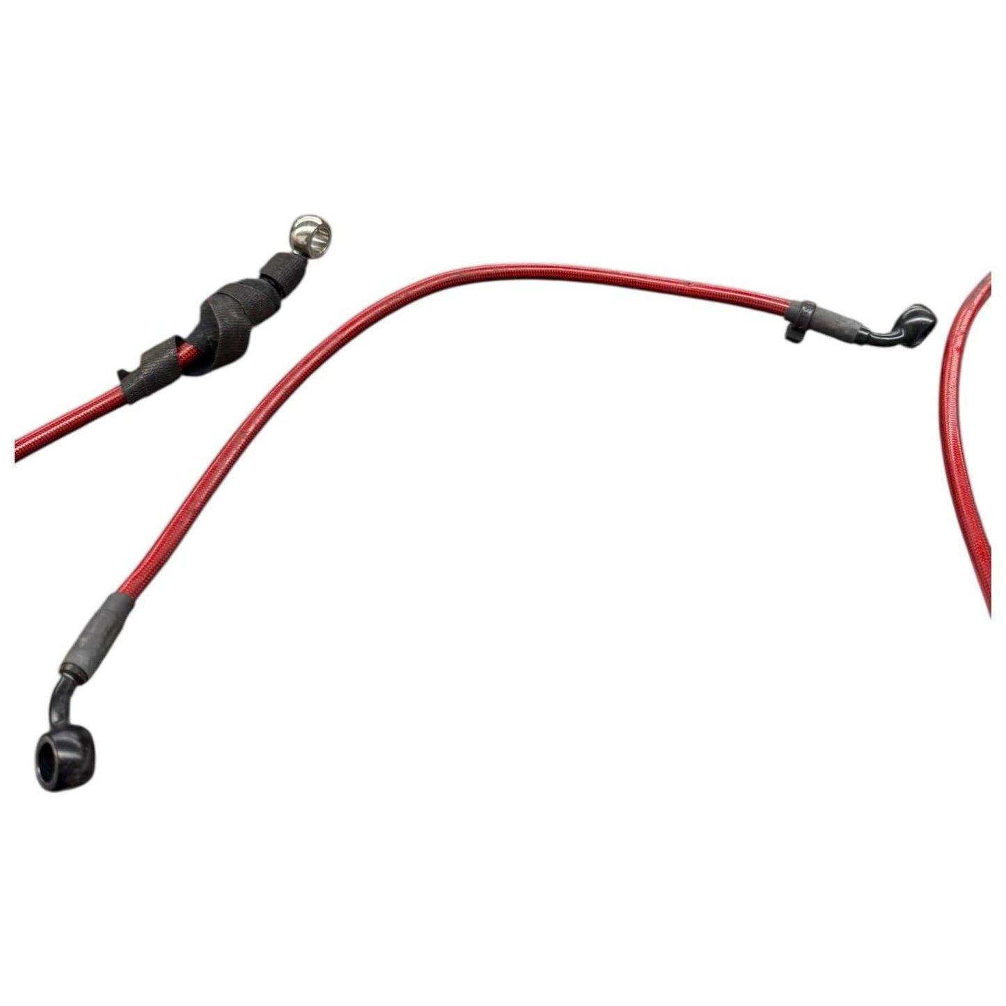 2020 - 24 BMW S1000RR ABS HOSE SET RED LINES FRONT BACK BRAKE HOSES AFTERMARKET