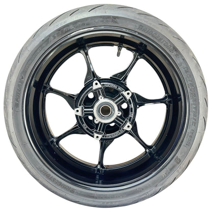 2022 - 2024 SUZUKI HAYABUSA REAR WHEEL BACK RIM TIRE RUBBER BLACK STOCK OEM