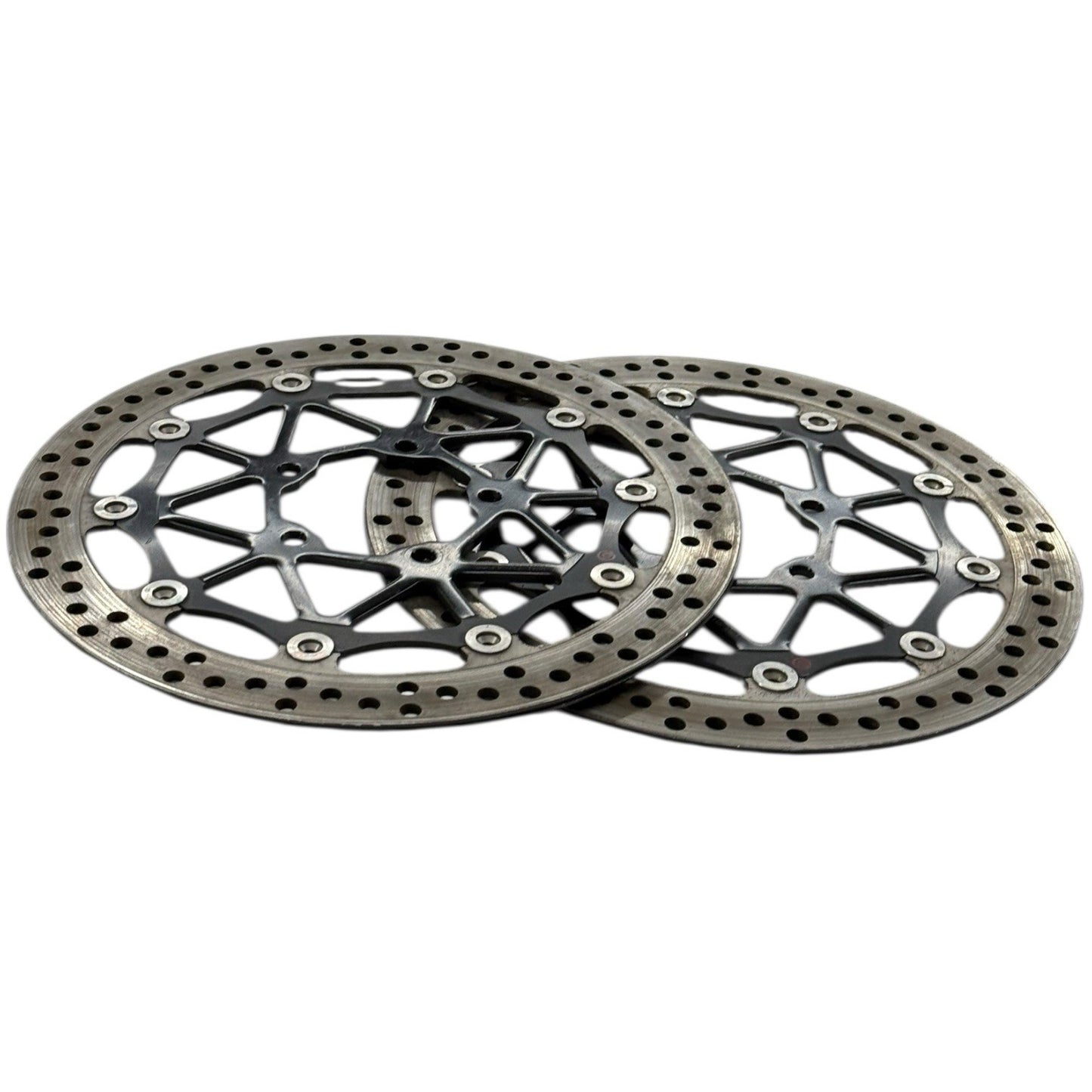 2016 - 2019 KAWASAKI NINJA ZX10R FRONT BRAKE ROTORS SET BREMBO STRAIGHT