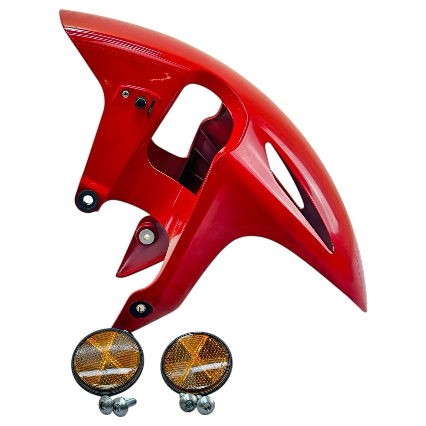 2014 - 2016 HONDA CBR1000RR SP FRONT WHEEL FENDER FAIRING COVER REFLECTORS RED