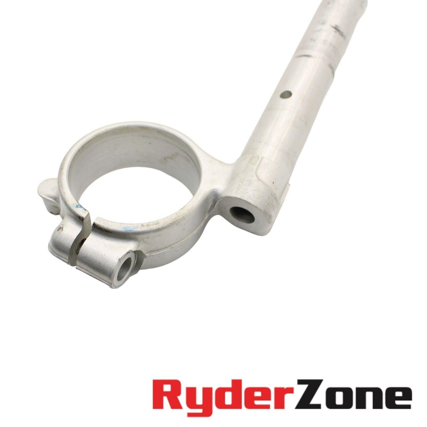 2006 2007 SUZUKI GSXR600 GSXR750 RIGHT HANDLEBAR CLIP ON SILVER STRAIGHT