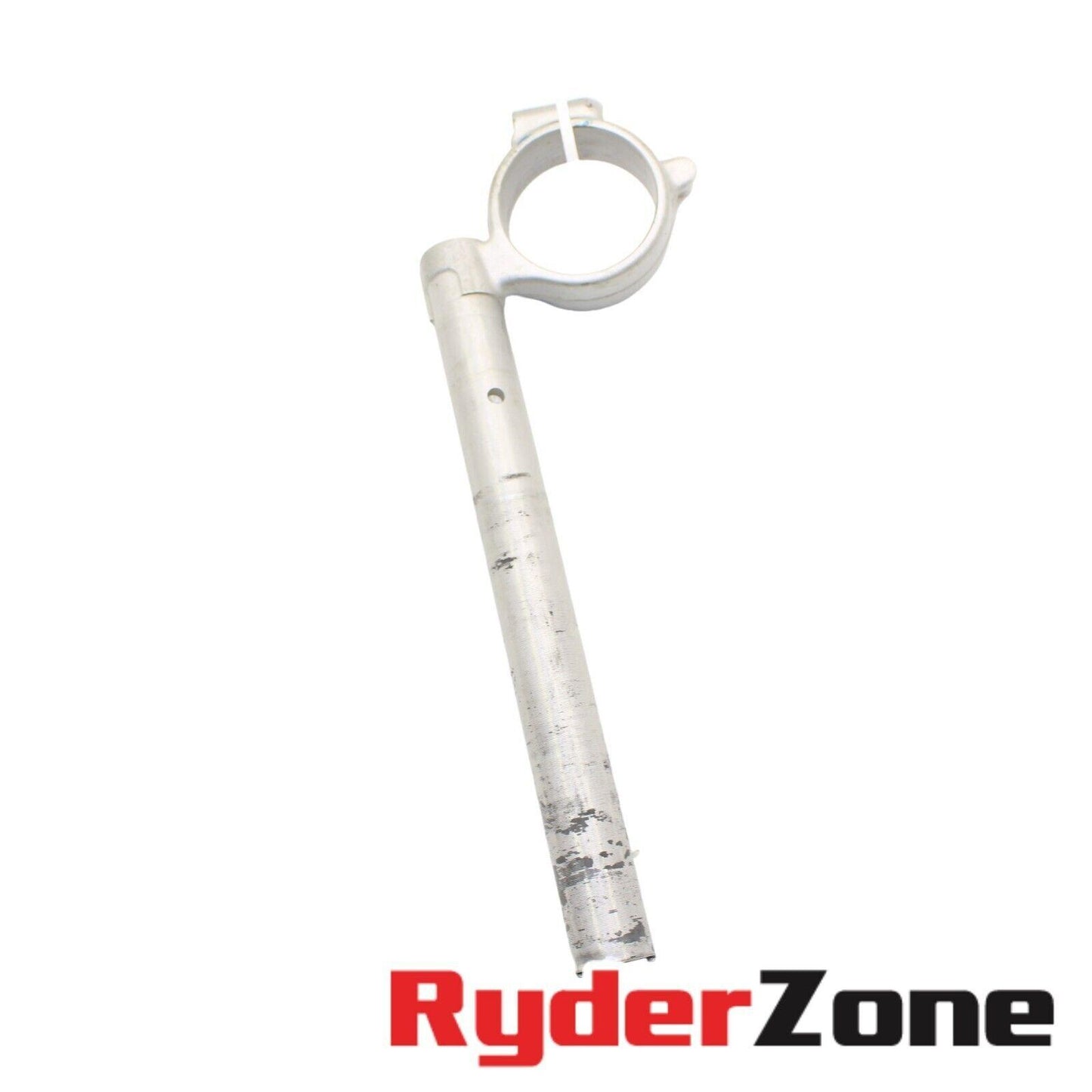 2006 2007 SUZUKI GSXR600 GSXR750 RIGHT HANDLEBAR CLIP ON SILVER STRAIGHT