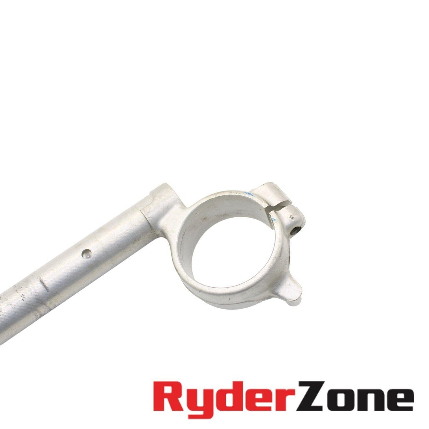 2006 2007 SUZUKI GSXR600 GSXR750 RIGHT HANDLEBAR CLIP ON SILVER STRAIGHT