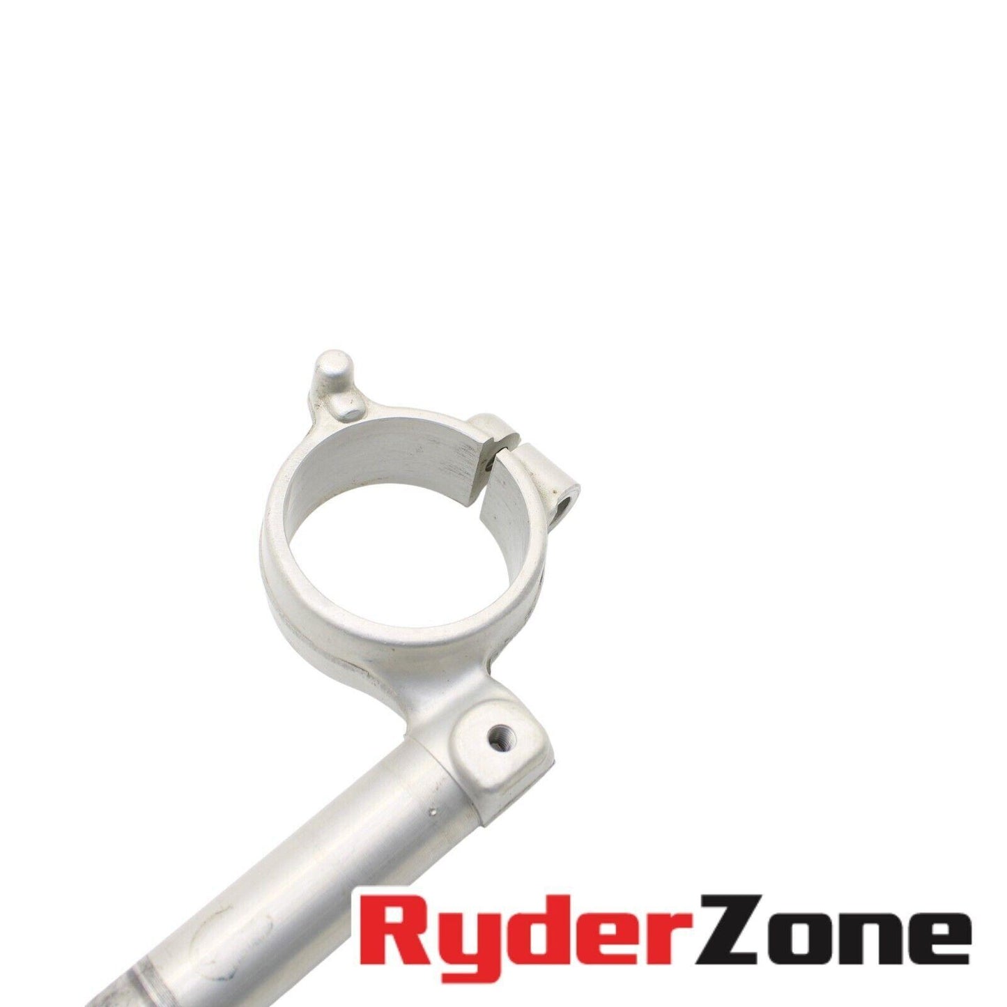 2006 2007 SUZUKI GSXR600 GSXR750 RIGHT HANDLEBAR CLIP ON SILVER STRAIGHT
