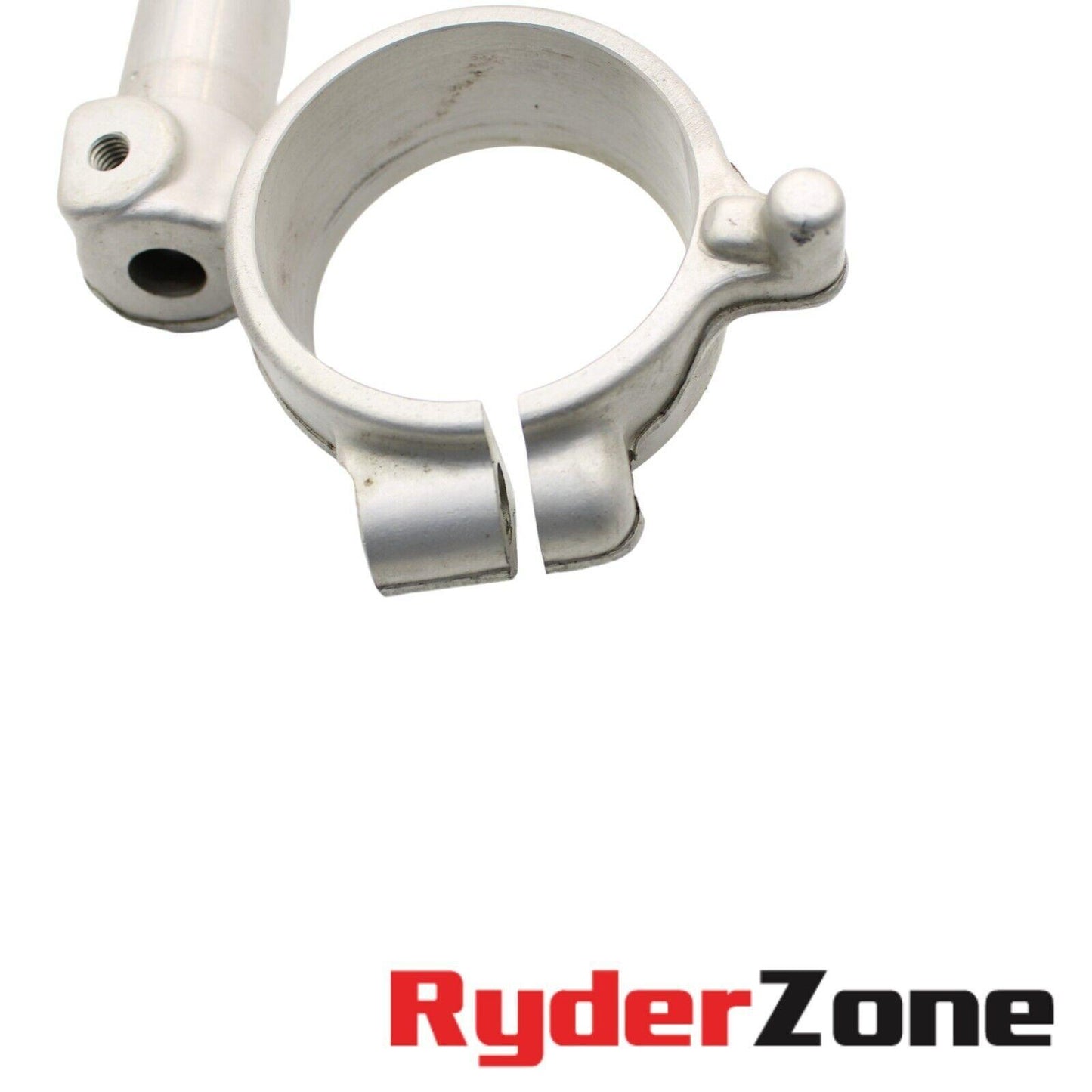 2006 2007 SUZUKI GSXR600 GSXR750 RIGHT HANDLEBAR CLIP ON SILVER STRAIGHT