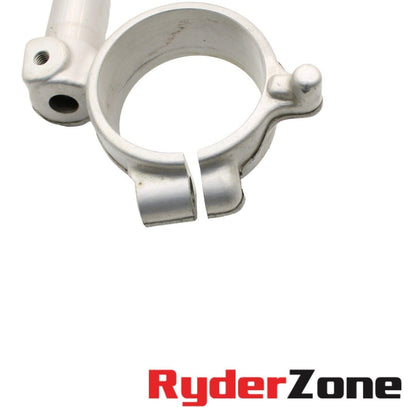 2006 2007 SUZUKI GSXR600 GSXR750 RIGHT HANDLEBAR CLIP ON SILVER STRAIGHT