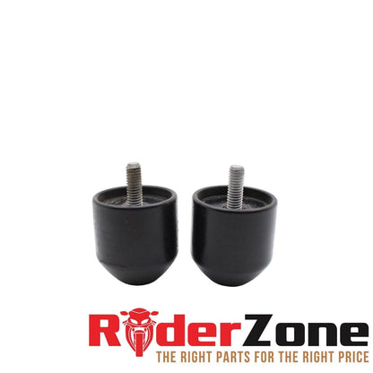 2004 - 2008 APRILIA RSV1000R HANDLE BAR CLIP ONS INSERTS BLACK BOLT BLACK