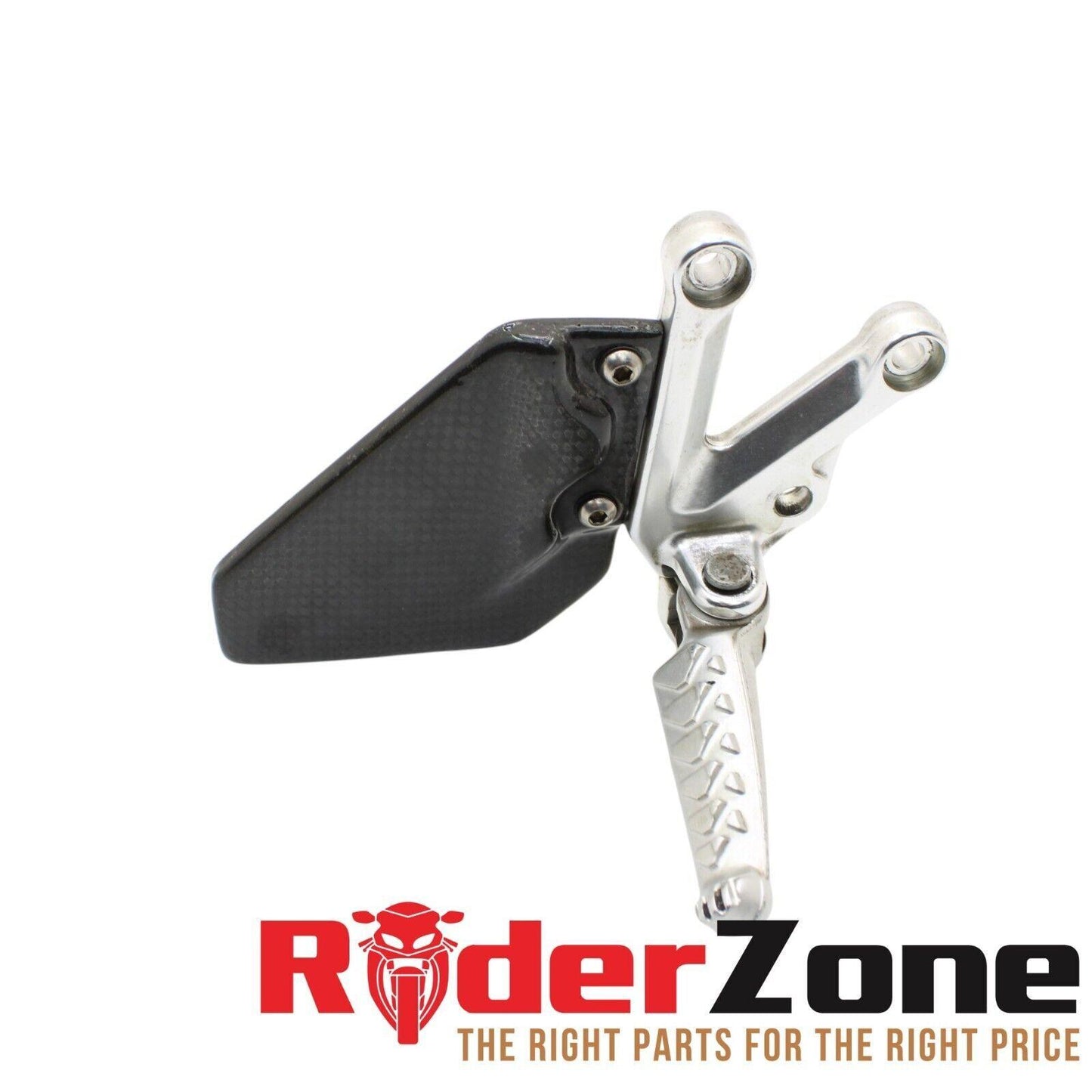 2004 - 2008 APRILIA RSV1000R REARSET SET PEG BRACKET RIGHT LEFT SILVER GUARD