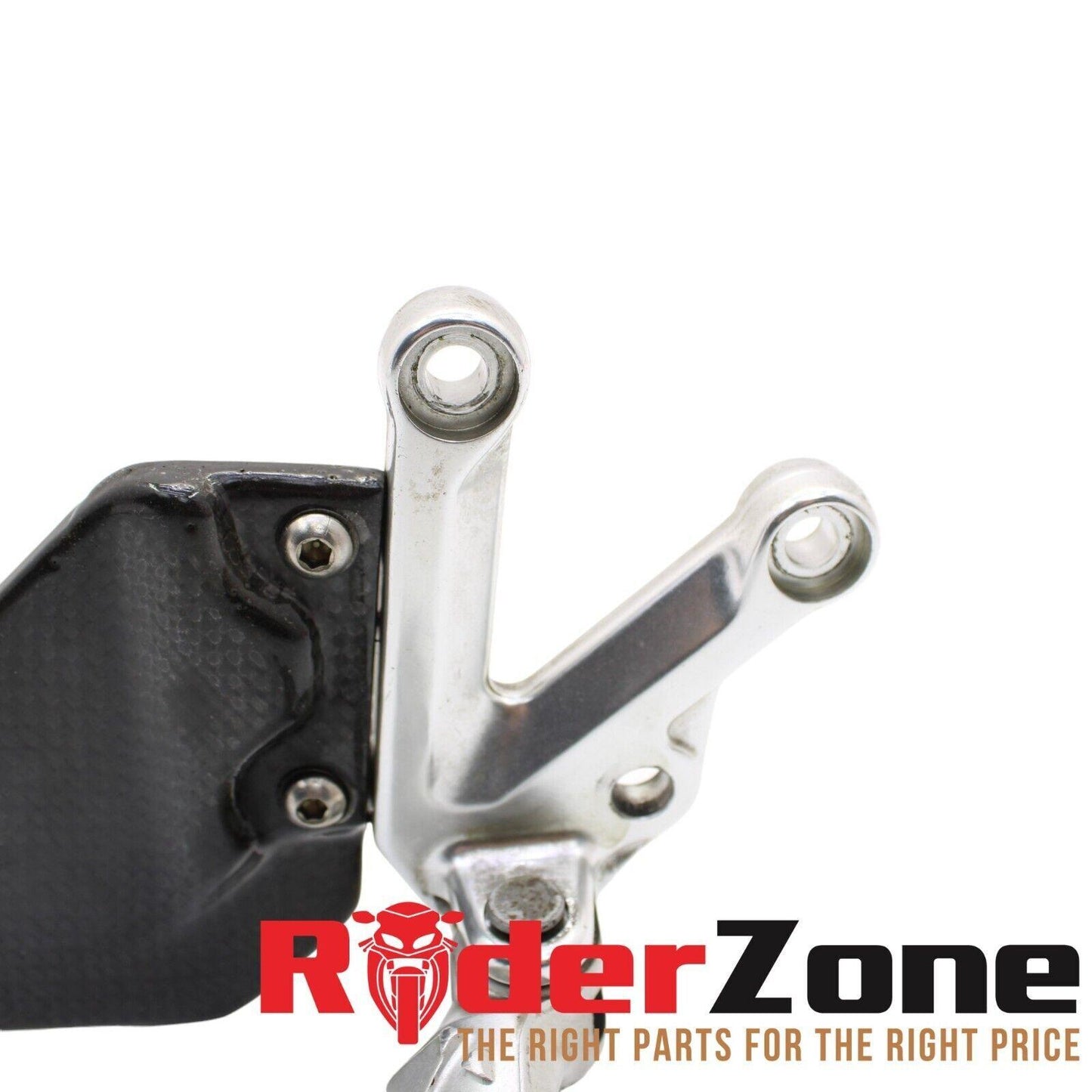 2004 - 2008 APRILIA RSV1000R REARSET SET PEG BRACKET RIGHT LEFT SILVER GUARD