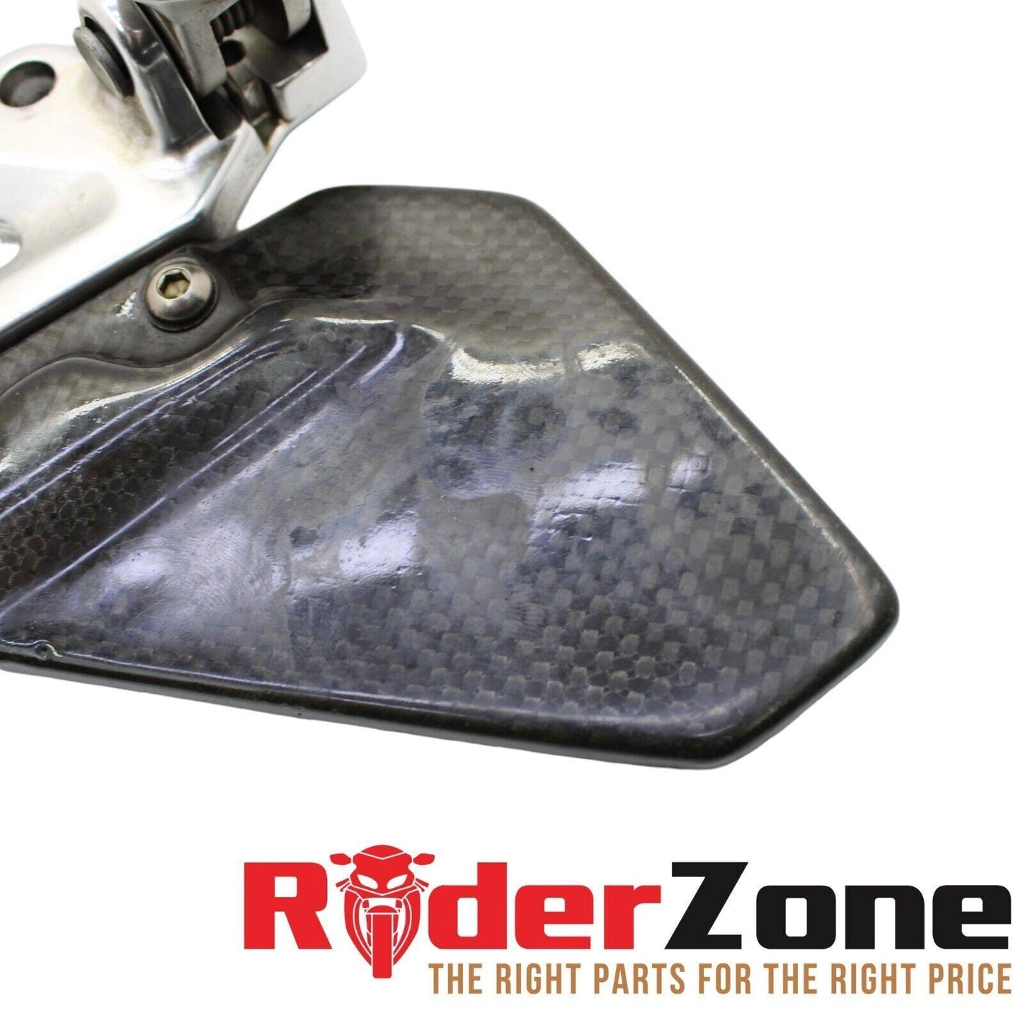 2004 - 2008 APRILIA RSV1000R REARSET SET PEG BRACKET RIGHT LEFT SILVER GUARD