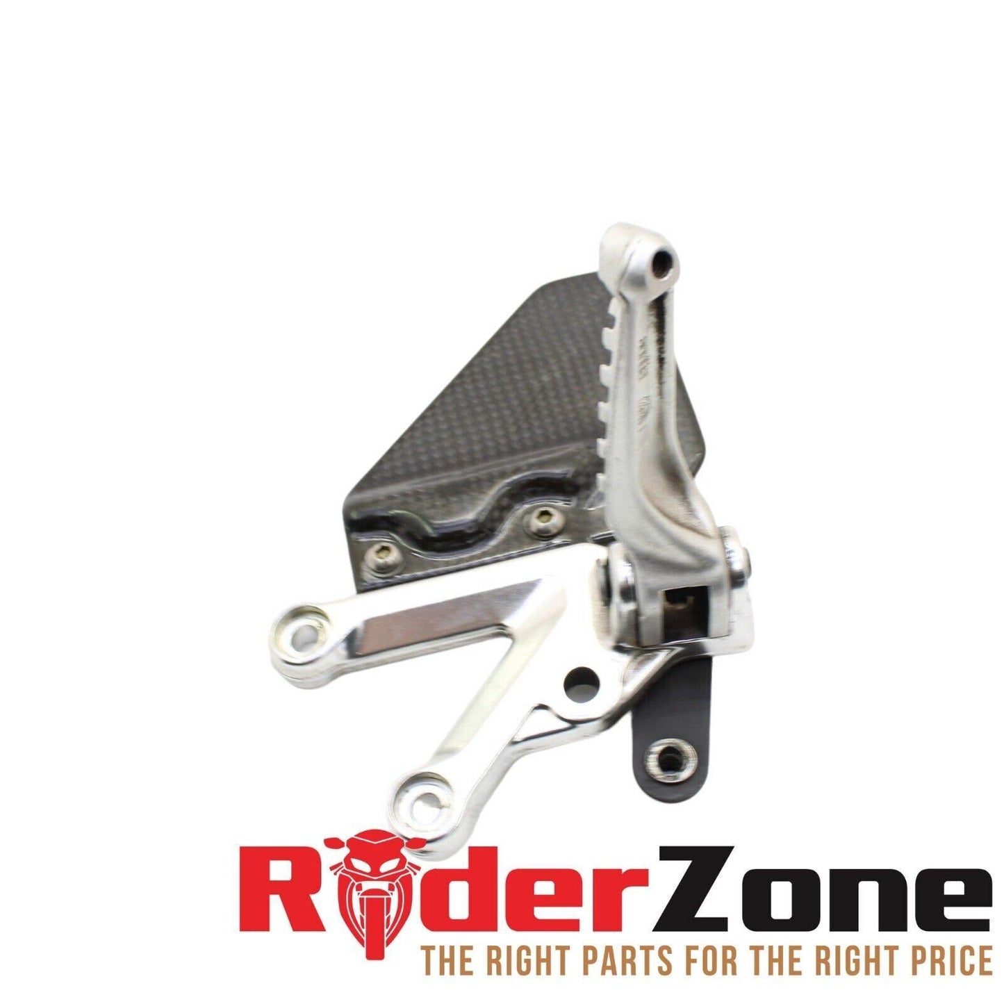 2004 - 2008 APRILIA RSV1000R REARSET SET PEG BRACKET RIGHT LEFT SILVER GUARD