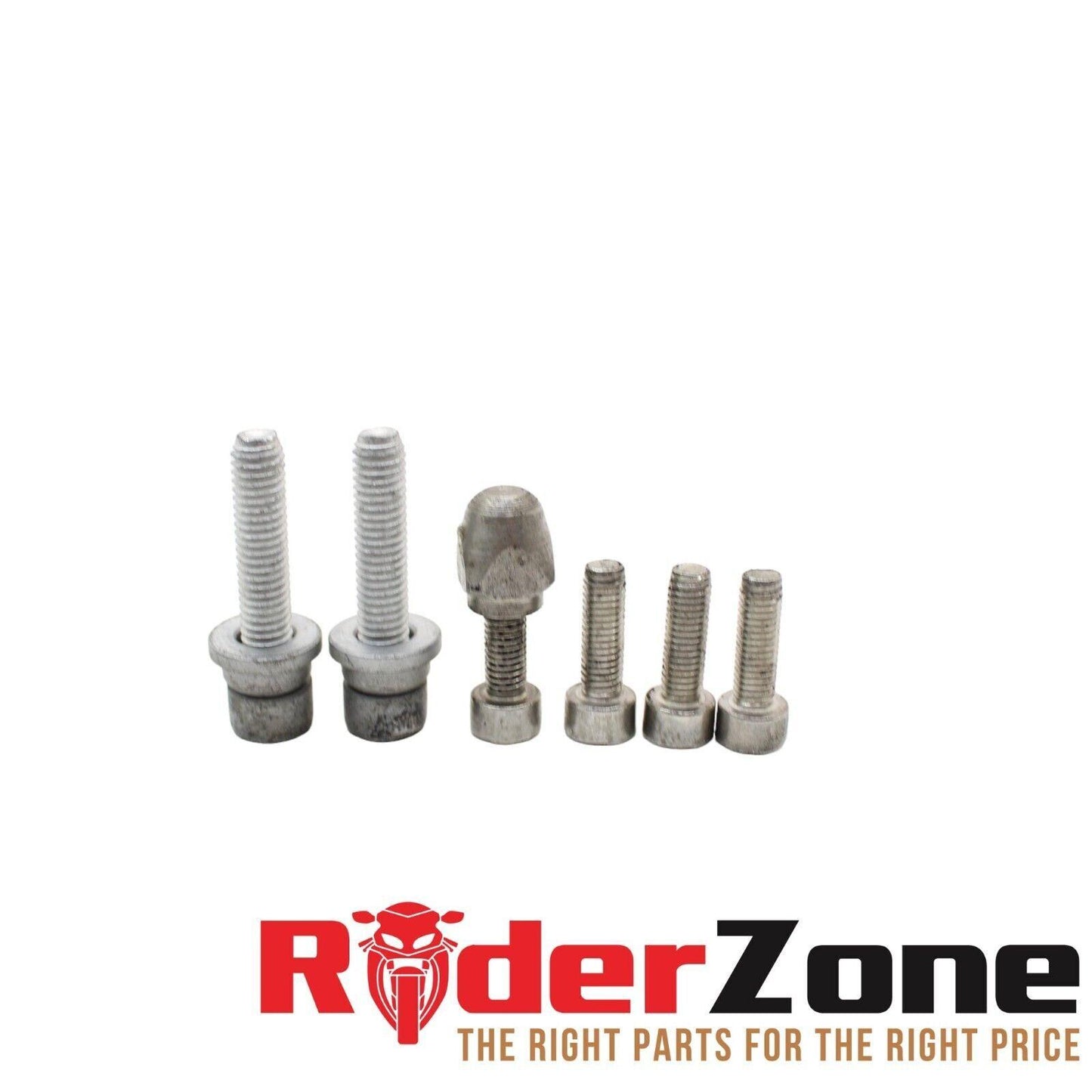 2004 - 2008 APRILIA RSV1000R LOCK SET IGNITION KIT BOLTS TRIPLE TREE SILVER