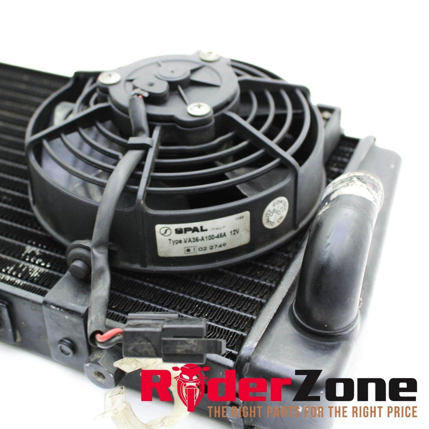 2004 - 2008 APRILIA RSV1000R RADIATOR FANS BLACK COOLING SYSTEM BLACK STRAIGHT