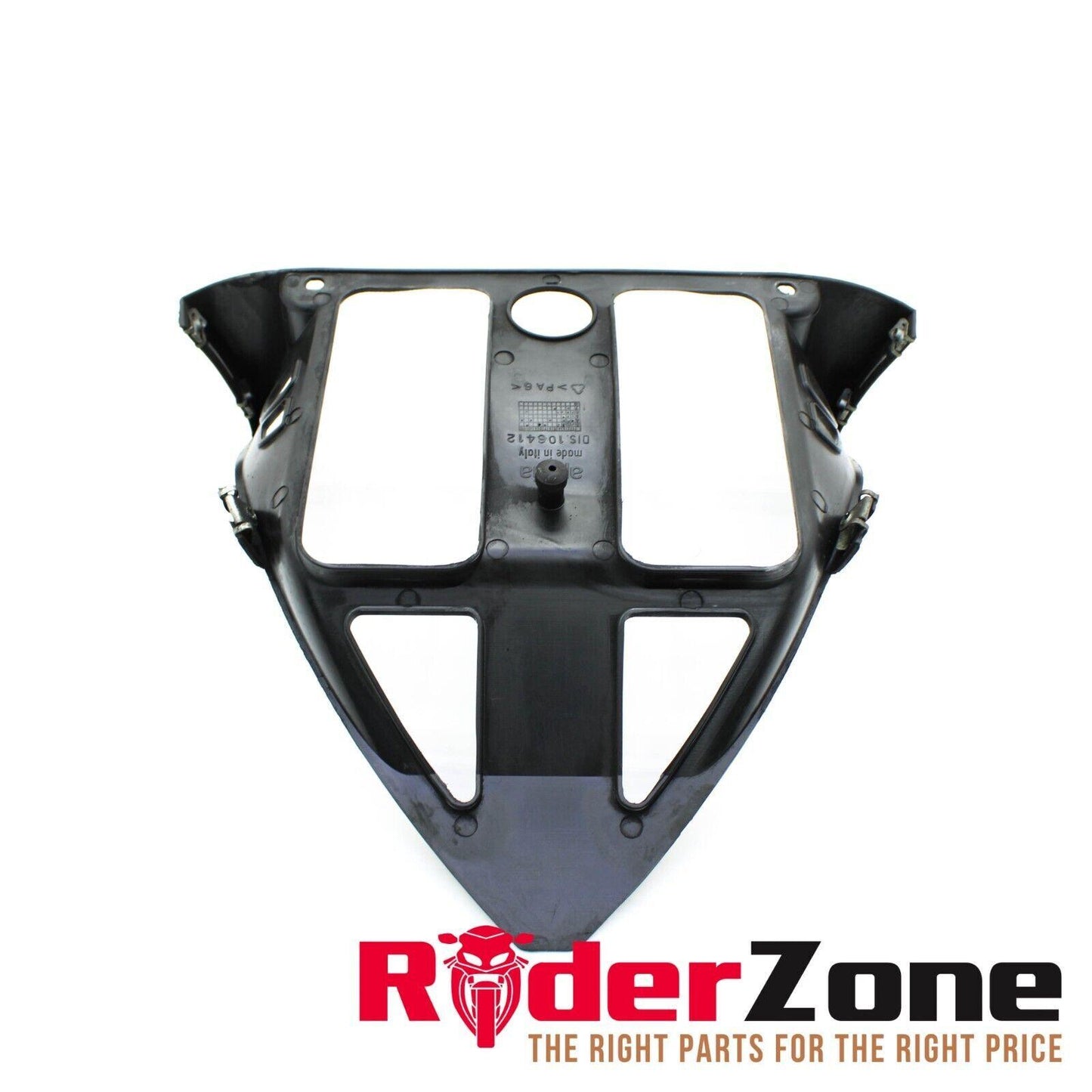 2004 - 2008 APRILIA RSV1000R INNER FAIRING V FRONT LOWER BLACK STOCK DIS.106412