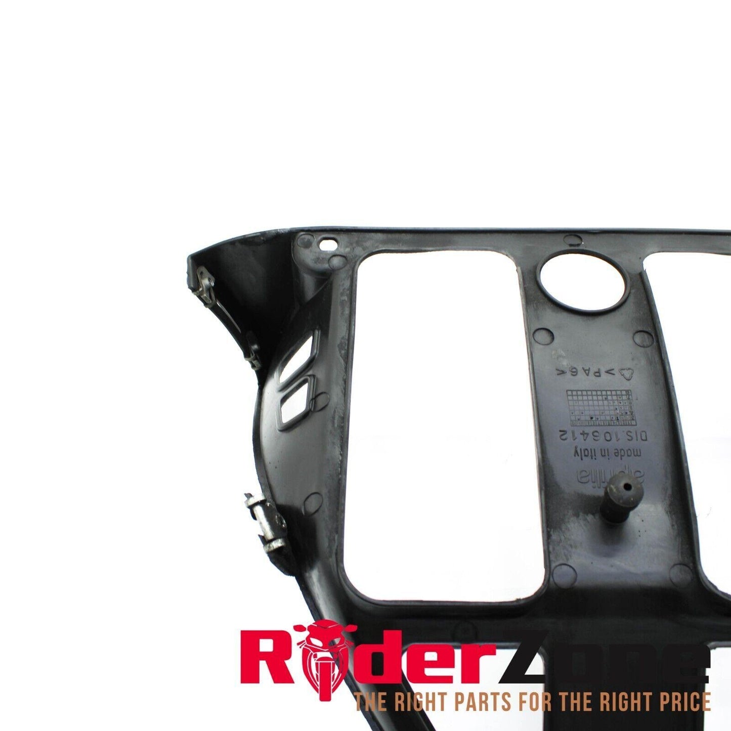 2004 - 2008 APRILIA RSV1000R INNER FAIRING V FRONT LOWER BLACK STOCK DIS.106412