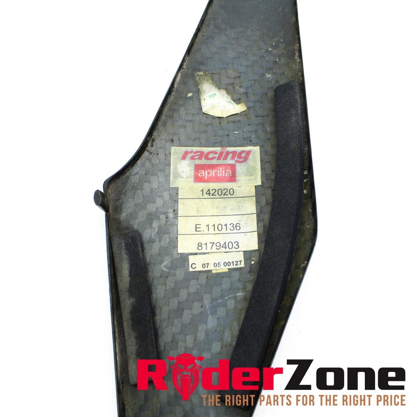 2004 - 2008 APRILIA RSV1000R GAS TANK PANEL SIDE TRIM FAIRING *CARBON FIBER*