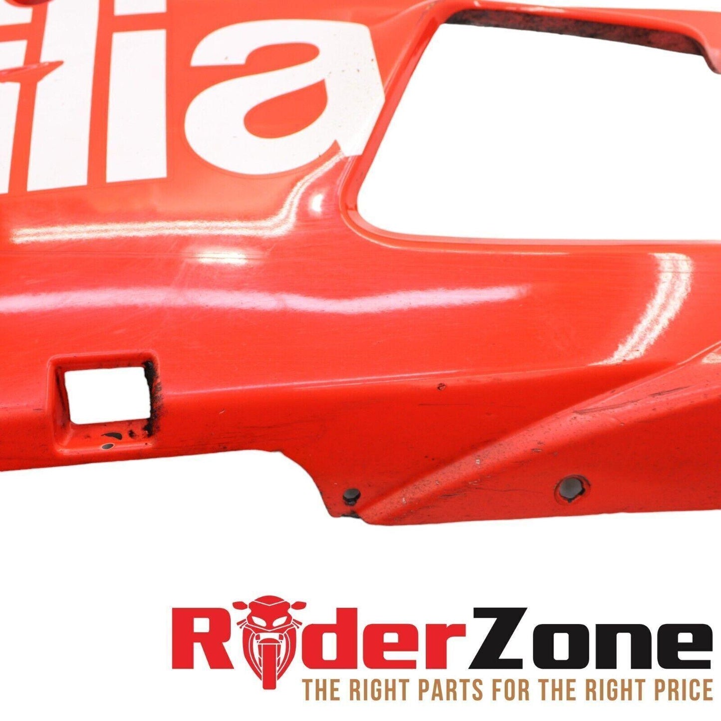 2004 - 2008 APRILIA RSV1000R BELLY FAIRING RED PLASTIC RED LEFT STOCK