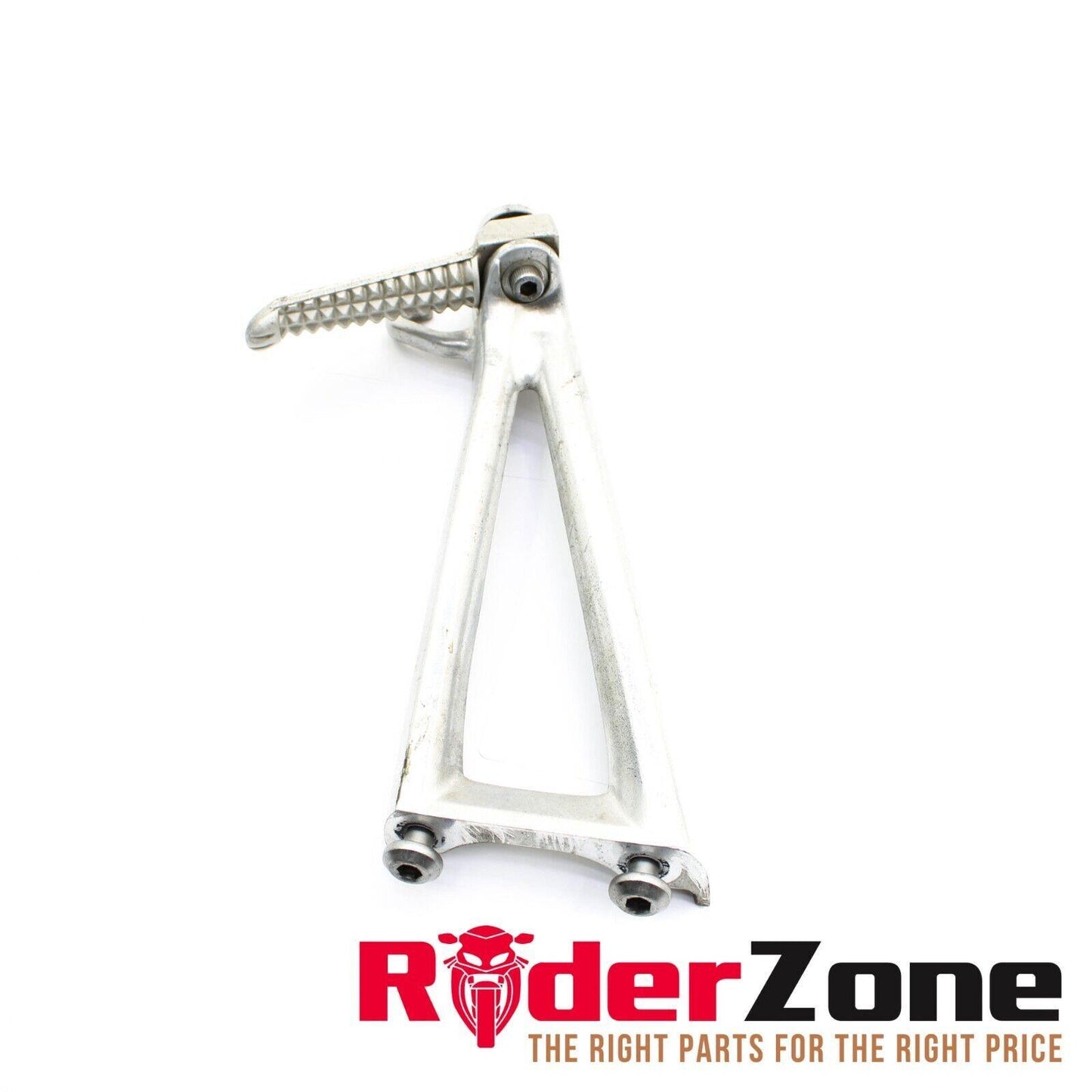 2003 - 2005 YAMAHA 06-09 R6S PASSENGER PEGS LEFT RIGHT REAR SILVER STOCK