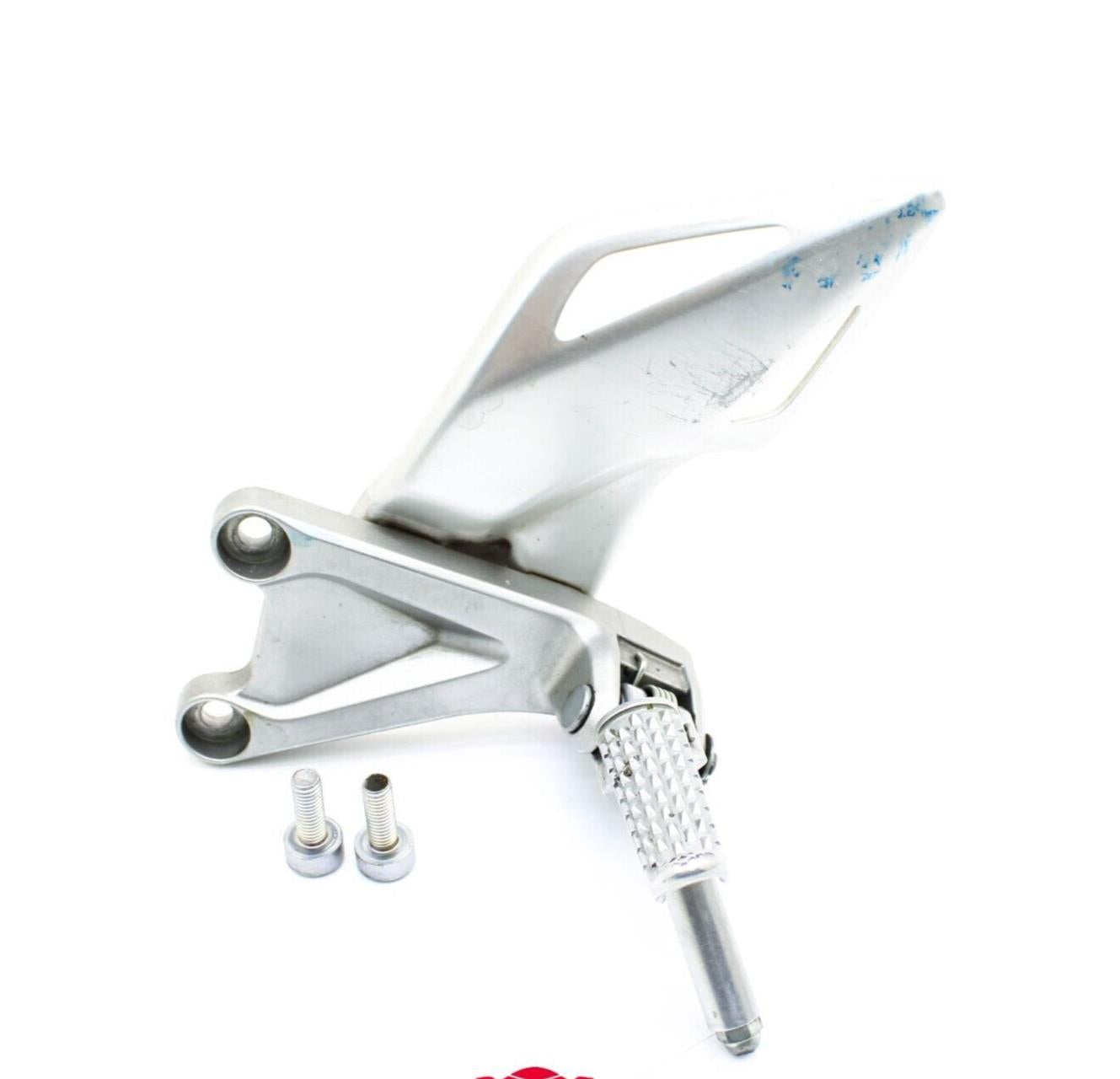 2017 - 2019 HONDA CBR1000RR LEFT REARSET FOOT PEG SILVER FOOT GUARD BOLTS STOCK