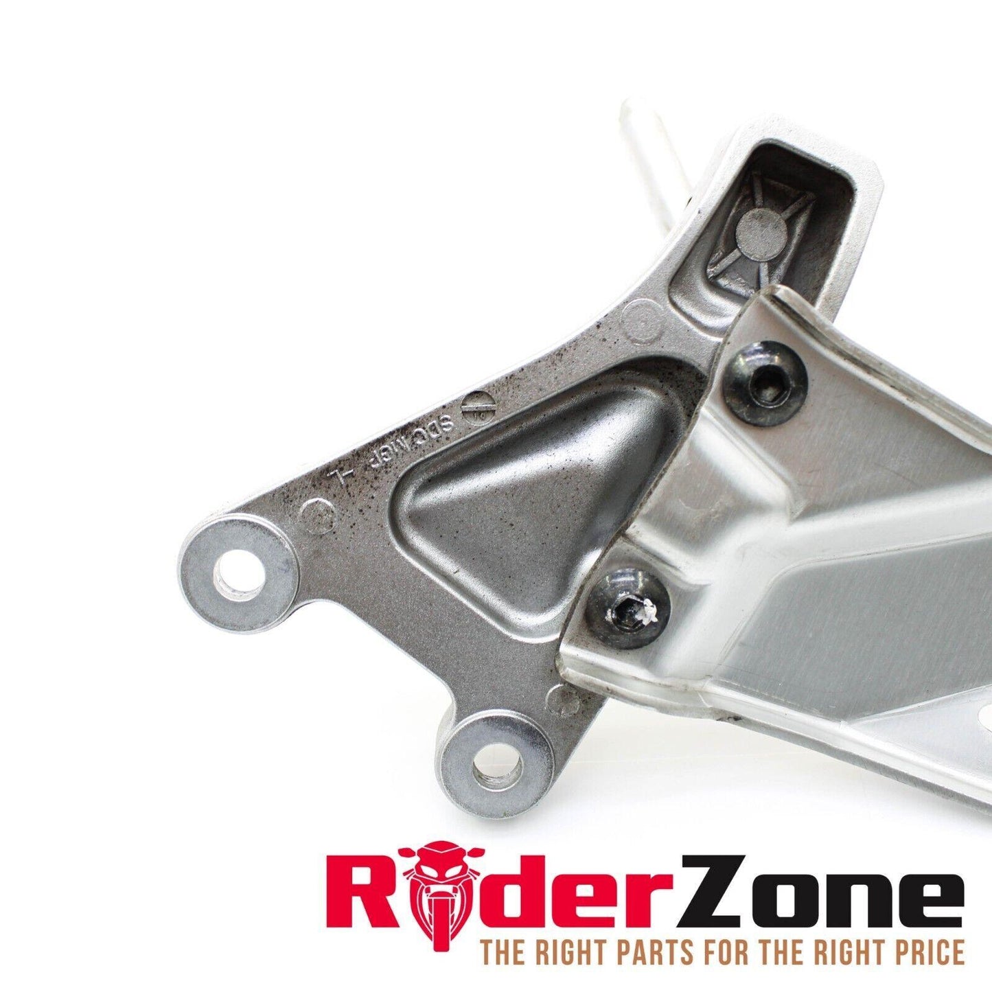 2017 - 2019 HONDA CBR1000RR LEFT REARSET FOOT PEG SILVER FOOT GUARD BOLTS STOCK