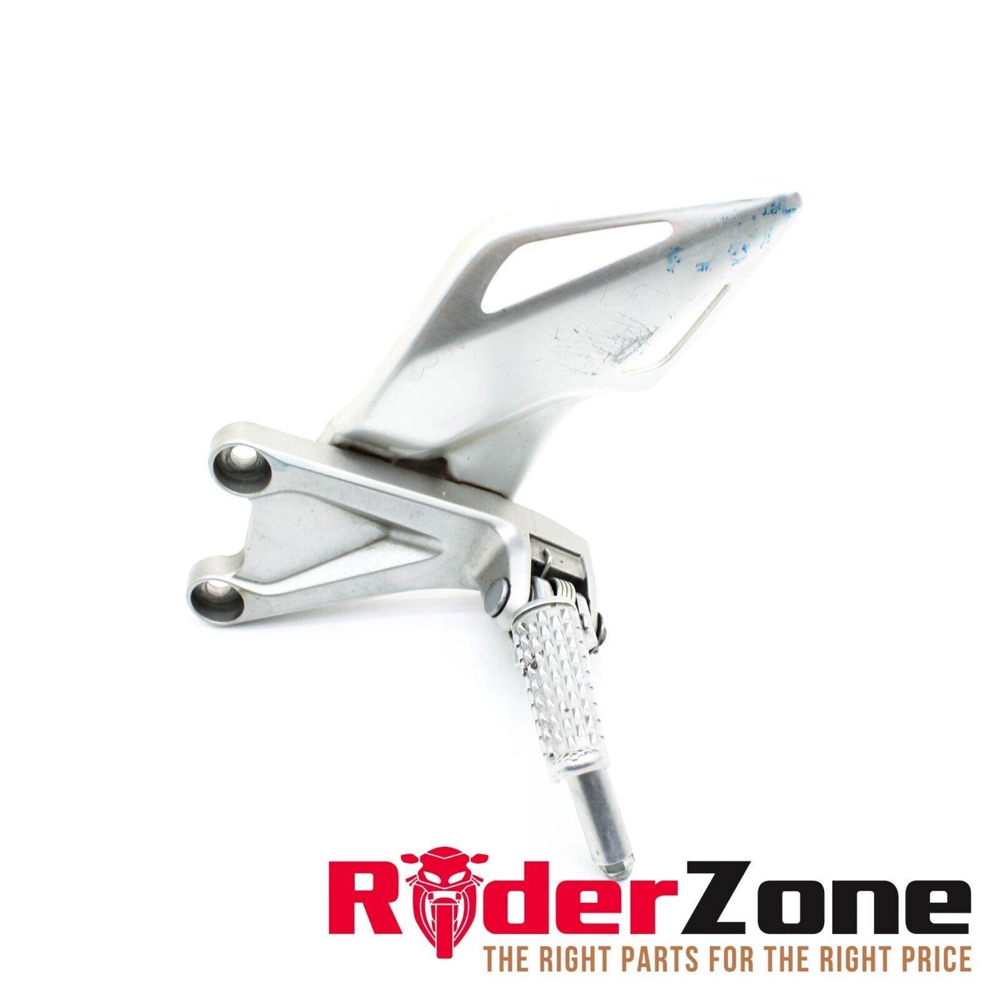 2017 - 2019 HONDA CBR1000RR LEFT REARSET FOOT PEG SILVER FOOT GUARD BOLTS STOCK