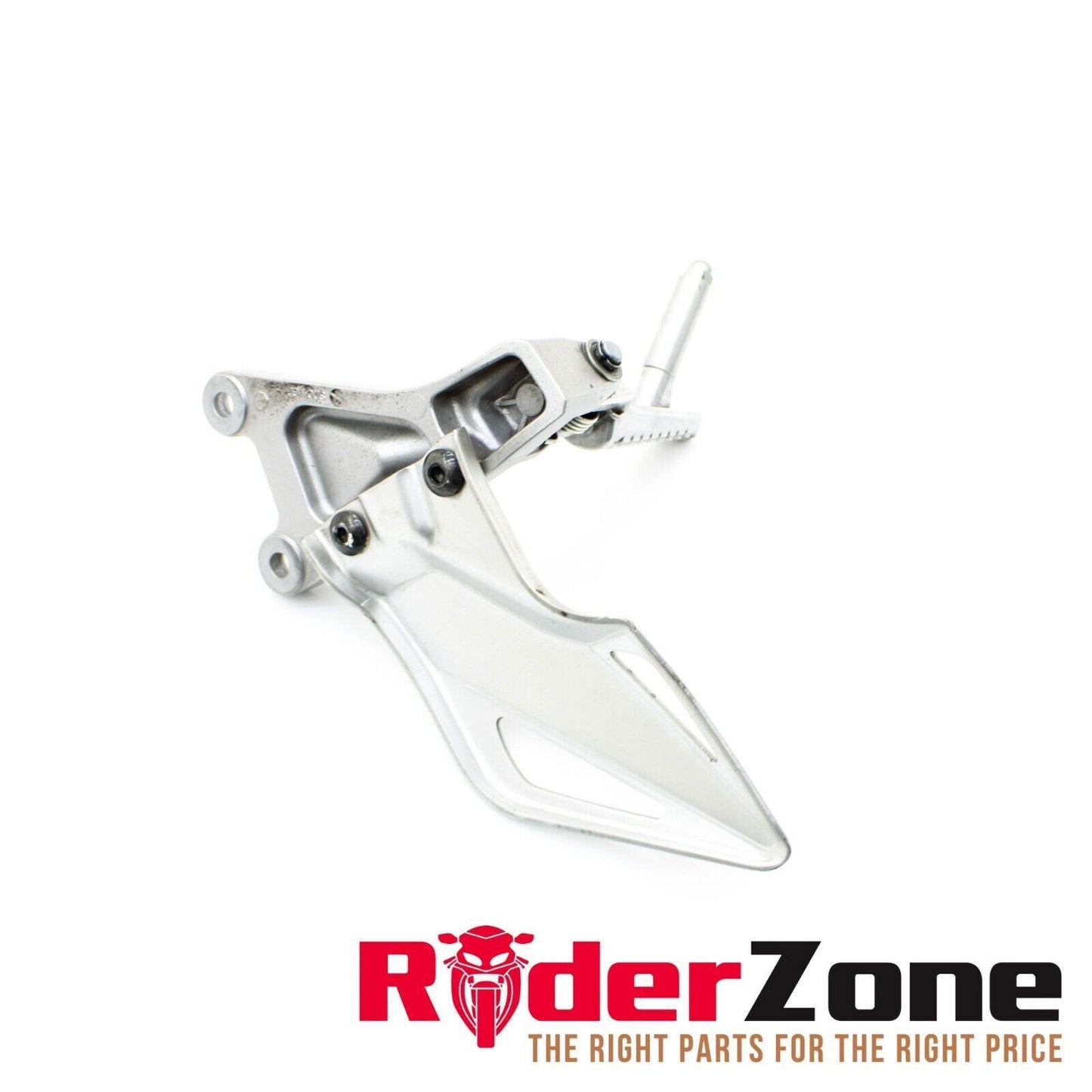 2017 - 2019 HONDA CBR1000RR LEFT REARSET FOOT PEG SILVER FOOT GUARD BOLTS STOCK