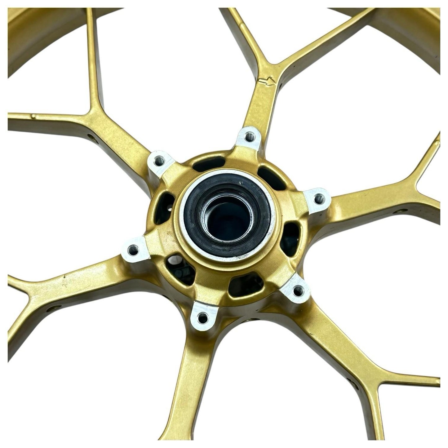 2014 - 2016 HONDA CBR1000RR SP FRONT WHEEL RIM TIRE RUBBER YELLOW STOCK OEM