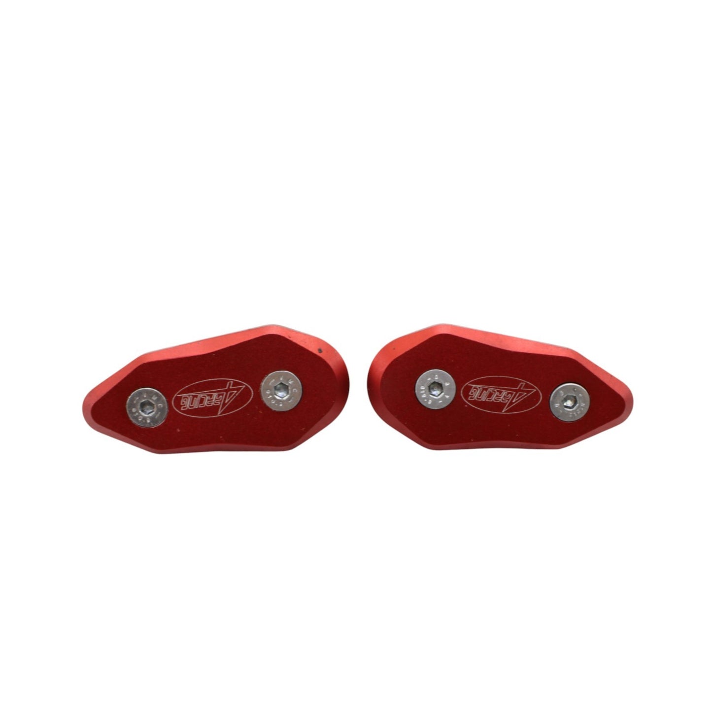 2015 2016 APRILIA RSV4 SIDE MIRROR ELIMINATOR HOLE COVER KIT SET RED HARDWARE