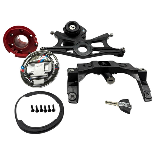 2020 - 2023 BMW S1000RR LOCK SET IGNITION KIT KEY GAS CAP TRIPLE TREE BOLTS